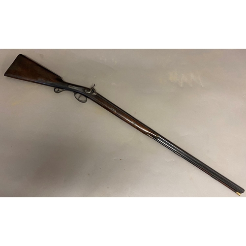 7 - A FINE VICTORIAN SPORTING GUN BY PURDEY OF LONDON. A fine sporting gun with a smooth bore 93 cm barr... 