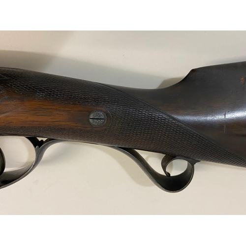 7 - A FINE VICTORIAN SPORTING GUN BY PURDEY OF LONDON. A fine sporting gun with a smooth bore 93 cm barr... 