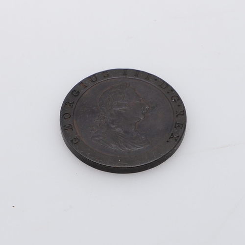 549 - A GEORGE III 'CARTWHEEL' PENNY, 1797. A George III Penny, second issue, Soho mint 'Cartwheel' issue,... 