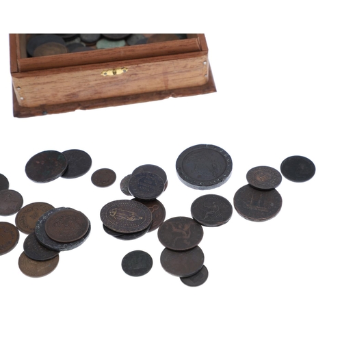 601 - A COLLECTION OF ASSORTED UK AND OTHER COINS TO INCLUDE ROMAN, 18TH CENTURY COPPER AND OTHERS. A mixe... 