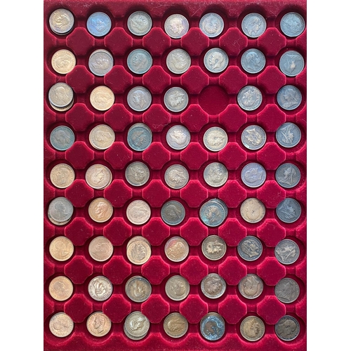 608 - AN EXTENSIVE COLLECTION OF FARTHINGS. Farthings Queen Victoria and later: 1840, 1841 (2), 1842 (2), ... 