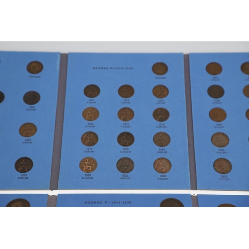 663 - A COLLECTION OF WHITMAN FOLDERS WITH MIXED CONTENTS. Whitman folders: Sixpence, Shillings, Pennies 1... 