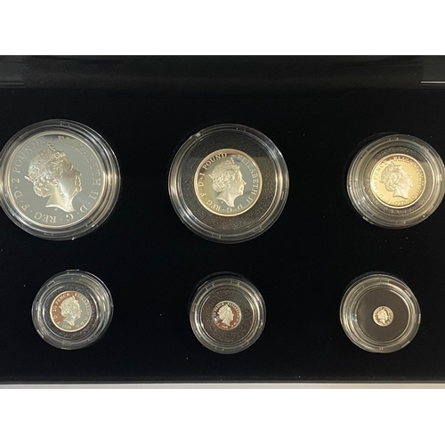 695 - A BRITANNIA 2021 SIX COIN SILVER PROOF SET. A Royal Mint 2021 six coin silver Britannia proof set co... 