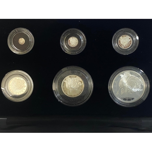 695 - A BRITANNIA 2021 SIX COIN SILVER PROOF SET. A Royal Mint 2021 six coin silver Britannia proof set co... 