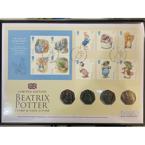 698 - A COLLECTION OF ROYAL MINT CHILDREN'S LITERATURE THEMED UNCIRCULATED 50p COINS. Childrens literature... 