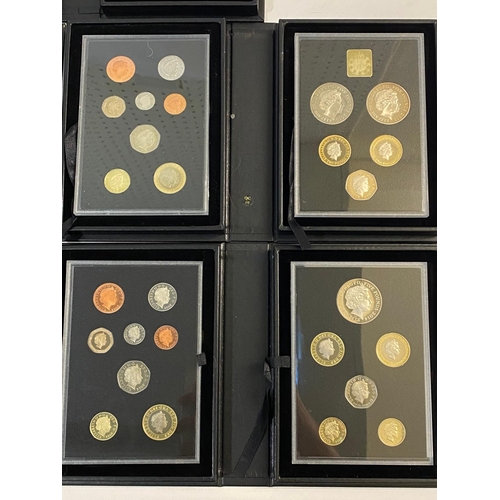 726 - ROYAL MINT PROOF COIN SETS, COLLECTORS EDITIONS 2012, 2014. 2015, 2015 AND 2016. Five Royal Mint 'Tr... 