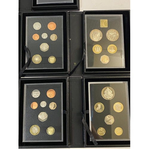 726 - ROYAL MINT PROOF COIN SETS, COLLECTORS EDITIONS 2012, 2014. 2015, 2015 AND 2016. Five Royal Mint 'Tr... 