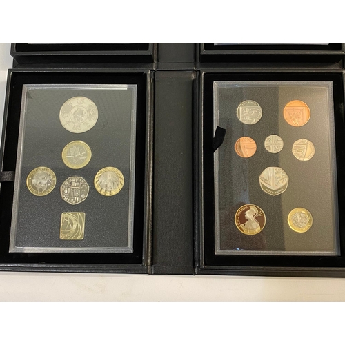 727 - ROYAL MINT PROOF COIN SETS, COLLECTORS EDITIONS 2017, 2018, 2019, 2020, 2021. Five Royal Mint 'Treas... 