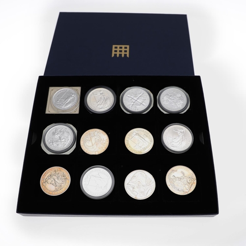 762 - A COLLECTION OF SILVER 'BRITANNIA' COINS. Silver Britannia coins: One ounce coins for 1998, 2003, 20... 