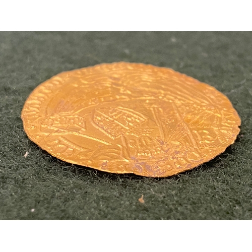 530 - AN EDWARD IV (FIRST REIGN) GOLD RYALL. A hammered gold Ryall, Light Coinage (1464-1470), London Mint... 