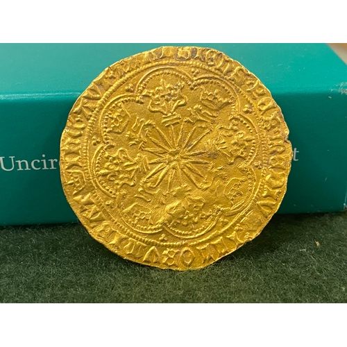 530 - AN EDWARD IV (FIRST REIGN) GOLD RYALL. A hammered gold Ryall, Light Coinage (1464-1470), London Mint... 