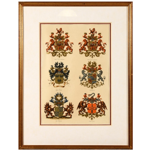 487 - JOHANNES BAPTISTA RIETSTAP (1828-1891). After. ARMORIAL GENERAL: COATS OF ARMS OF THE DUTCH NOBILITY... 