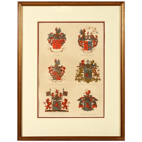 487 - JOHANNES BAPTISTA RIETSTAP (1828-1891). After. ARMORIAL GENERAL: COATS OF ARMS OF THE DUTCH NOBILITY... 