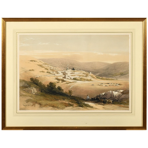 488 - DAVID ROBERTS, RA (1796-1864). After. NAZARETH; RUINS OF KARNACK; GENERAL VIEW OF ESOUAN AND THE ISL... 