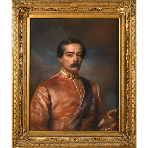 492 - CHARLES LOUIS GRATIA (1815-1911). PORTRAIT OF COLONEL ARCHIBALD BLACKWOOD, 32nd PIONEERS, BENGAL NAT... 