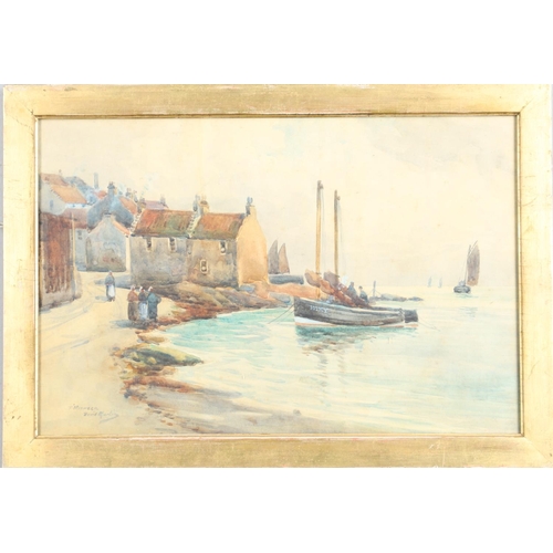 499 - DAVID MARTIN (FL.1887-1935). PITTENWEEM; TARBERT. A pair, both signed and inscribed with title
Each ... 