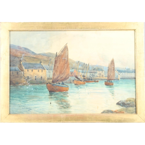 499 - DAVID MARTIN (FL.1887-1935). PITTENWEEM; TARBERT. A pair, both signed and inscribed with title
Each ... 