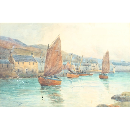 499 - DAVID MARTIN (FL.1887-1935). PITTENWEEM; TARBERT. A pair, both signed and inscribed with title
Each ... 