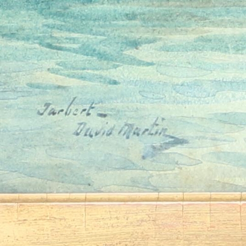 499 - DAVID MARTIN (FL.1887-1935). PITTENWEEM; TARBERT. A pair, both signed and inscribed with title
Each ... 