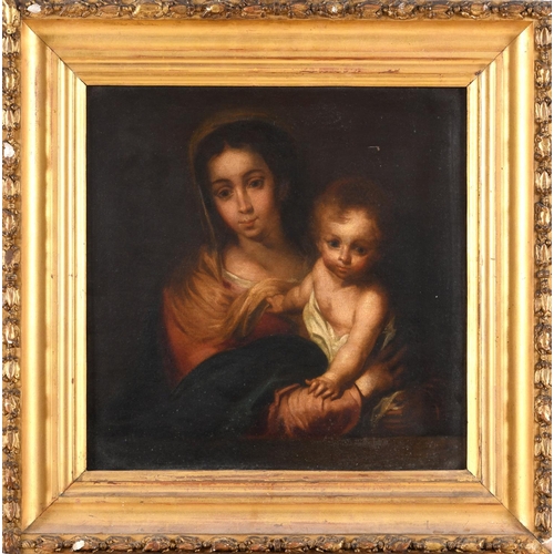 504 - BARTOLOME ESTEBAN MURILLO (1628-1682). After. THE MADONNA AND CHILD OF THE NAPKIN. Oil on canvas
43 ... 