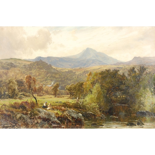 549 - JAMES ELLIOT (FL.1884-1897). COUNTRY LANDSCAPES IN THE WELSH BORDERS. Four, two signed, oil on canva... 