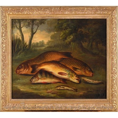 552 - JOHN BUCKNELL RUSSELL (1819-1893). Attributed to. THE FISHERMAN'S CATCH. Two, oil on canvas laid on ... 