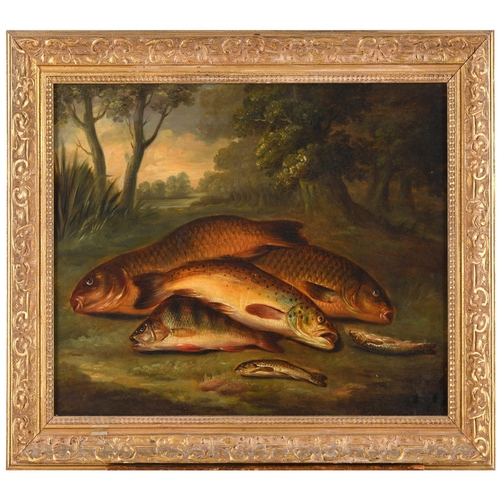 552 - JOHN BUCKNELL RUSSELL (1819-1893). Attributed to. THE FISHERMAN'S CATCH. Two, oil on canvas laid on ... 