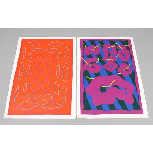 566 - ANTHONY BENJAMIN (1931-2002). A FOLIO OF 11 SCREENPRINTS. (d) To comprise Appendix 1 and 2; Egyptien... 