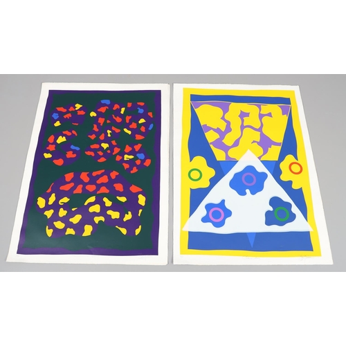 566 - ANTHONY BENJAMIN (1931-2002). A FOLIO OF 11 SCREENPRINTS. (d) To comprise Appendix 1 and 2; Egyptien... 