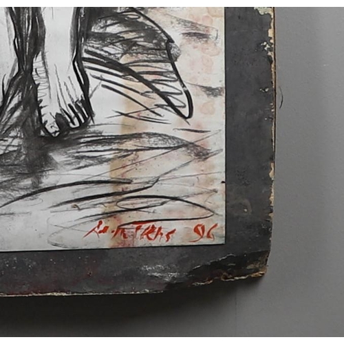 577 - PATRICK REYNTIENS, OBE (1925-2021). MEN BATHING; TWO FIGURES (2); THREE FIGURES IN A BOAT. (d) Four,... 