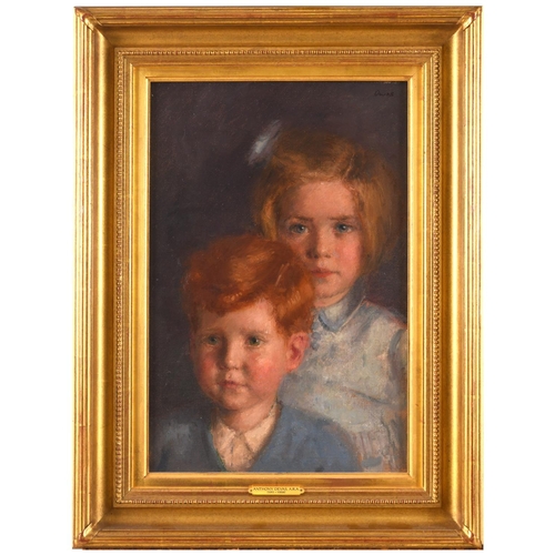 611 - ANTHONY DEVAS (1911-1958). PORTRAIT OF KYNASTON AND HILARY VERSCHOYLE, 1942. (d) Signed, oil on canv... 