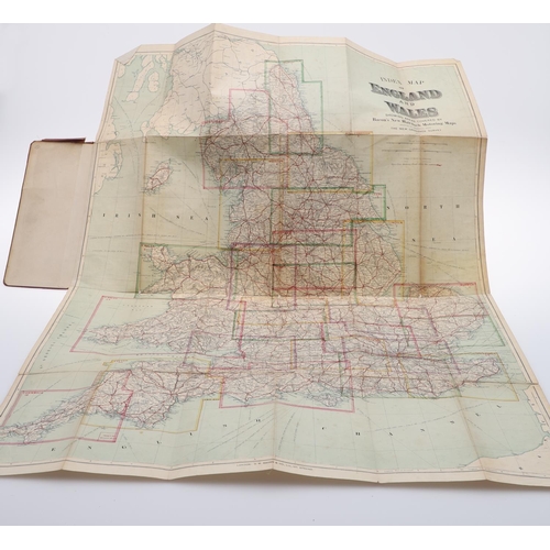 626 - A SET OF EARLY 20TH CENTURY TOWN MAPS - MOTORING INTEREST, G W BACON & CO. A set of early 20thc town... 