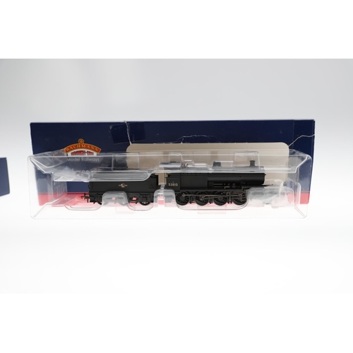 637 - BOXED RAILWAY LOCOMOTIVES - BACHMANN, HORNBY & OTHERS. A boxed Bachmann Class 7F locomotive and tend... 