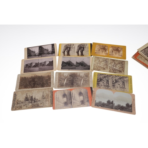 657 - STEREOCARDS & VIEWER - AMERICA & OTHERS. A qty of 19thc stereocards, including various American card... 