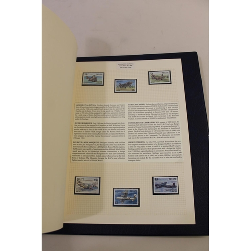 666 - WINSTON CHURCHILL - STAMPS & FIRST DAY COVERS, AVIATION. Four well laid albums with annotated notes,... 