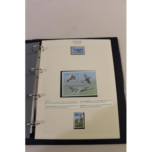 666 - WINSTON CHURCHILL - STAMPS & FIRST DAY COVERS, AVIATION. Four well laid albums with annotated notes,... 