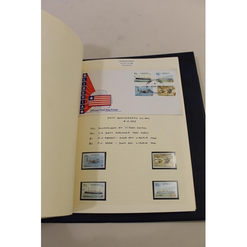 666 - WINSTON CHURCHILL - STAMPS & FIRST DAY COVERS, AVIATION. Four well laid albums with annotated notes,... 