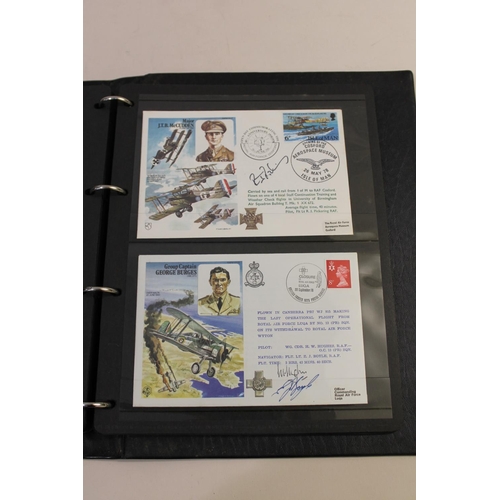 667 - AVIATION - SIGNED FIRST DAY COVERS. A large and impressive collection of signed Aviation First Day C... 