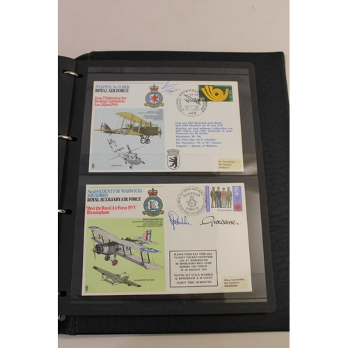 667 - AVIATION - SIGNED FIRST DAY COVERS. A large and impressive collection of signed Aviation First Day C... 