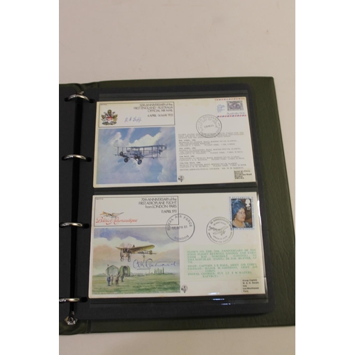 667 - AVIATION - SIGNED FIRST DAY COVERS. A large and impressive collection of signed Aviation First Day C... 