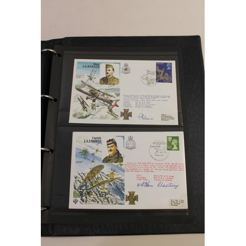 667 - AVIATION - SIGNED FIRST DAY COVERS. A large and impressive collection of signed Aviation First Day C... 