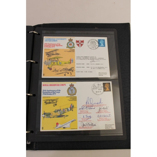 667 - AVIATION - SIGNED FIRST DAY COVERS. A large and impressive collection of signed Aviation First Day C... 