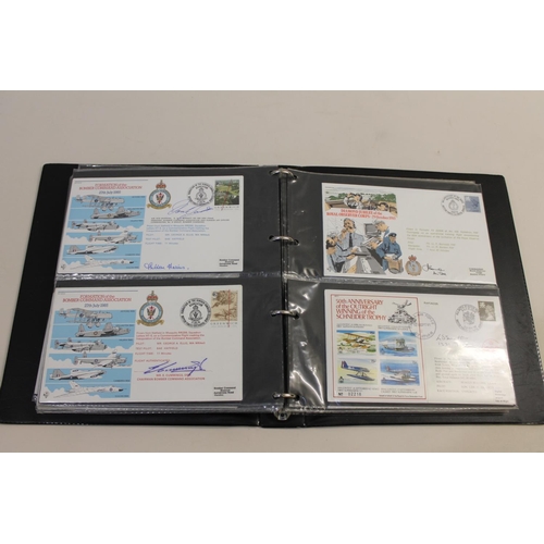 667 - AVIATION - SIGNED FIRST DAY COVERS. A large and impressive collection of signed Aviation First Day C... 