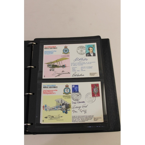 667 - AVIATION - SIGNED FIRST DAY COVERS. A large and impressive collection of signed Aviation First Day C... 