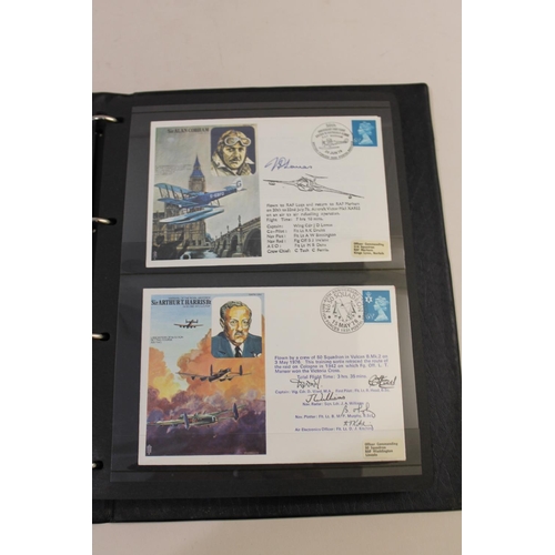 667 - AVIATION - SIGNED FIRST DAY COVERS. A large and impressive collection of signed Aviation First Day C... 