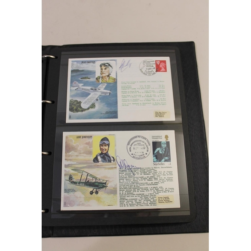 667 - AVIATION - SIGNED FIRST DAY COVERS. A large and impressive collection of signed Aviation First Day C... 