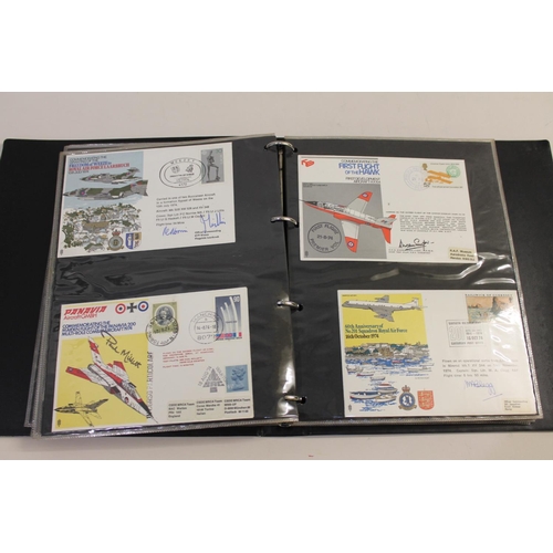 667 - AVIATION - SIGNED FIRST DAY COVERS. A large and impressive collection of signed Aviation First Day C... 