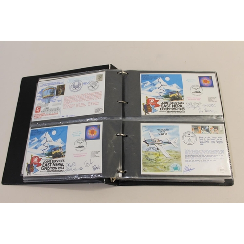 667 - AVIATION - SIGNED FIRST DAY COVERS. A large and impressive collection of signed Aviation First Day C... 