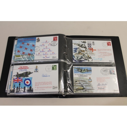 667 - AVIATION - SIGNED FIRST DAY COVERS. A large and impressive collection of signed Aviation First Day C... 