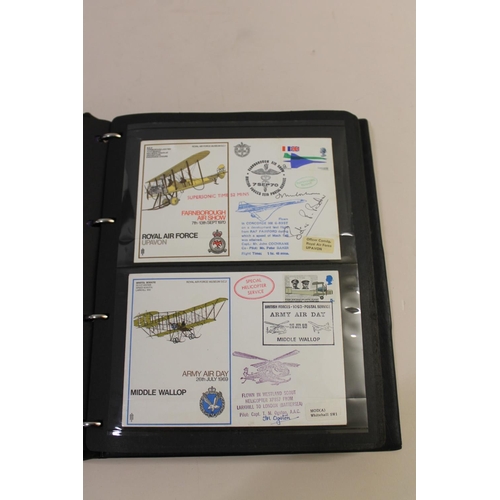 667 - AVIATION - SIGNED FIRST DAY COVERS. A large and impressive collection of signed Aviation First Day C... 